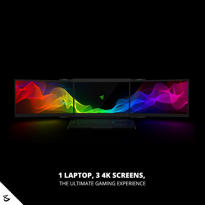 Tech News:

1 laptop, 3 4K screens, the ultimate gaming experience
#Razer's concept device called 'Project Valerie' is going right against the current of how laptops are made. It's not small or light. 
Instead, it has three 4K screens that offer 12K resolution. The extra screens automatically fold in and out like wings. 

#Business #Technology #Innovations #CompuBrain