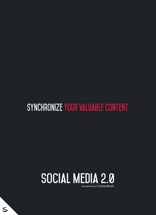:: Synchronize your valuable content ::

#sm2p0 #contentstrategy #SocialMediaStrategy #DigitalStrategy #SocialMediaTools #SocialMediaTips #FutureOfSocialMedia