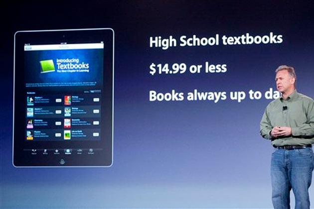 :: Apple jumps into digital textbooks fray with iBooks 2 ::

Apple Inc unveiled a new digital textbook service called iBooks 2 on Thursday, aiming to revitalise the US education market and quicken the adoption of its market-leading iPad in that sector.
The consumer electronics giant has been working on digital textbooks with publishers Pearson PLC, McGraw-Hill and Houghton Mifflin Harcourt, a trio responsible for 90 per cent of textbooks sold in the United States.
The move pits the makers of the iPod and iPhone against Amazon.com Inc and other content and device makers that have made inroads into the estimated $8 billion market with their electronic textbook offerings.
At an event at New York's Guggenheim Museum, Apple marketing chief Phil Schiller introduced tools to craft digital textbooks and demonstrated how authors and even teachers can create books for students.
The 