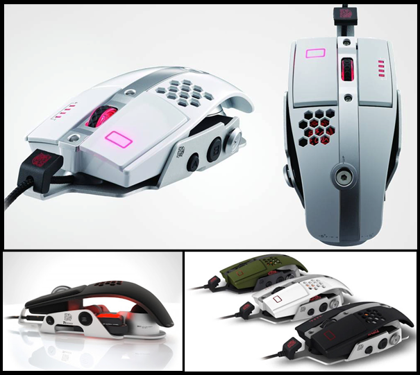 Mouse From BMW..!

Teased in January, the Thermaltake BMW Design works USA Level 10 M gaming mouse finally goes on sale.

It features five programmable buttons and a 