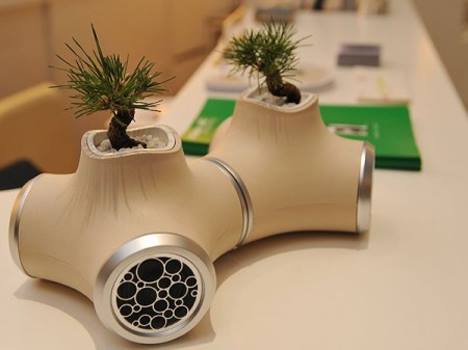 #Tech #Innovation :

Speakers with Built-in Planters!