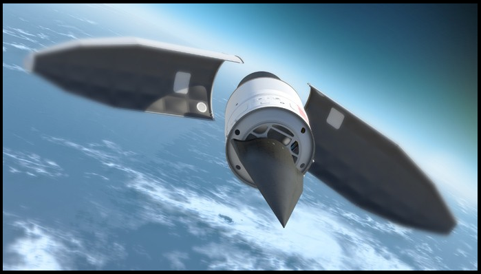 ... China launched its first hypersonic missle vehicle ...

China launched its first hypersonic missle vehicle in January, while America has been developing the technology for many years. Image is the Falcon Hypersonic Technology Vehicle 2 from the Defense Advanced Research Projects Agency, an agency of the U.S. Department of Defense.