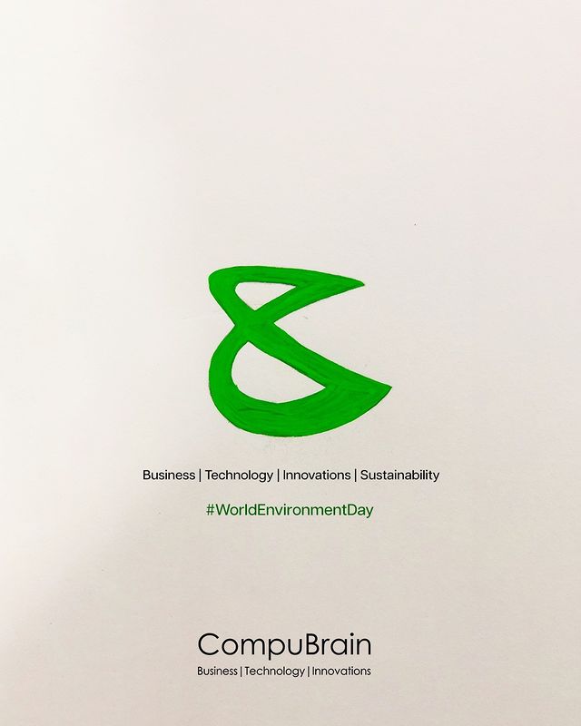 Intertwining technological innovation & sustainability.
#compubrain #business #technology #innovations #sustainability #environmentday