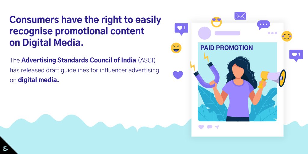 With content and advertising overlapping in the digital world, the ASCI is taking steps to guide social media influencers to be more responsible. 

#ASCI #Advertising #DigitalMarketing #CompuBrain #Business #Technology #Innovations https://t.co/Czrxca27bG