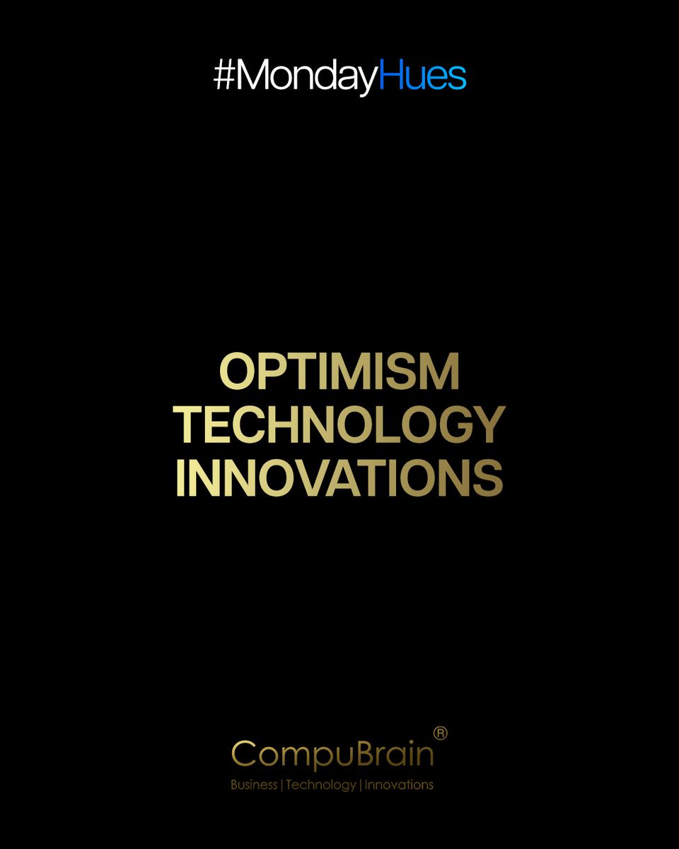 Mondays are inevitable but Monday Mood can be dynamic! 

Let us make the first day of the week the most constructive one. 

#mondayhues #compubrain #optimism #business #technology #innovations https://t.co/FmeECaZ1hV