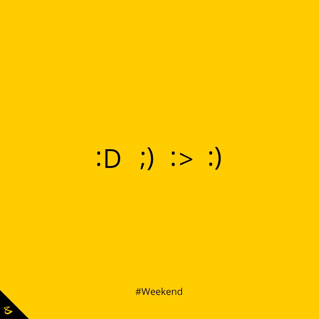 #Weekend mode = :) 

#Business #Technology #Innovations https://t.co/5taggaOOT8