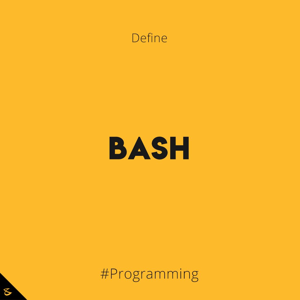 Can you define?

#Programming #CompuBrain #Business #Technology #Innovations #Bash https://t.co/N2Qjd6XkeO